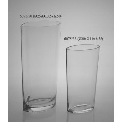comprar FLORERO OVALADO DE CRISTAL online de  desde 46,60 €