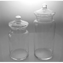 comprar JARRÓN de cristal CON TAPADERA online de  desde 42,59 €