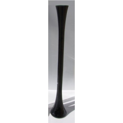 comprar FLORERO TROMPETA NEGRO Ø.11 X H.110 online de  desde 93,17 €