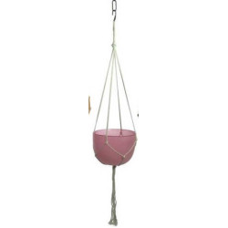 comprar COLGANTE ALGODÓN C/MACETA 2 TAMAÑOS 4 COLORES online de  desde 19,57 €