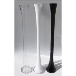 comprar FLORERO TROMPETA NEGRO Ø.11 X H.110 online de  desde 93,17 €