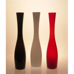 comprar JARRÓN NAOMI Ø.8 X Ø.13 X H.60 NEGRO online de  desde 51,67 €