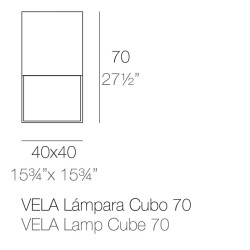 comprar VELA LAMPARA CUBO online de VONDOM desde 544,50 € comprar VELA LAMPARA CUBO online de VONDOM desde 544,50 €