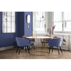 comprar SILLA VELVET TOPO MORADO C/TIRADOR 55X57X76 CM online de  desde 211,63 €