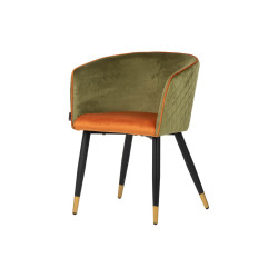 comprar SILLA VELVET VERDE-NARANJA C/ TIRADOR 55X57X76 CM online de  desde 211,63 €