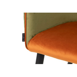 comprar SILLA VELVET VERDE-NARANJA C/ TIRADOR 55X57X76 CM online de  desde 211,63 €