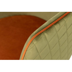 comprar SILLA VELVET VERDE-NARANJA C/ TIRADOR 55X57X76 CM online de  desde 211,63 €