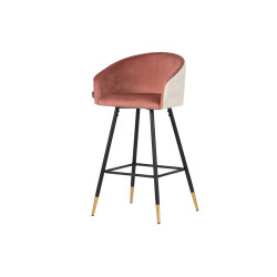 comprar TABURETE BAR VELVET rosa-beige 52X50X99 CM online de desde 211,63 € comprar TABURETE BAR VELVET rosa-beige 52X50X99 CM online de desde 211,63 €