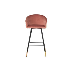 comprar TABURETE BAR VELVET rosa-beige 52X50X99 CM online de desde 211,63 € comprar TABURETE BAR VELVET rosa-beige 52X50X99 CM online de desde 211,63 €