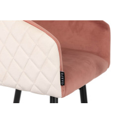 comprar TABURETE BAR VELVET rosa-beige 52X50X99 CM online de desde 211,63 € comprar TABURETE BAR VELVET rosa-beige 52X50X99 CM online de desde 211,63 €