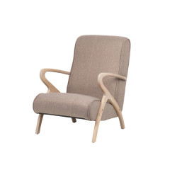 comprar BUTACA MADERA VINTAGE LINO MARRON 67X72X85 CM online de  desde 271,04 €