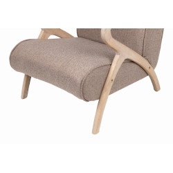 comprar BUTACA MADERA VINTAGE LINO MARRON 67X72X85 CM online de  desde 271,04 €