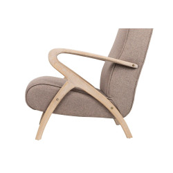 comprar BUTACA MADERA VINTAGE LINO MARRON 67X72X85 CM online de  desde 271,04 €