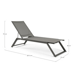 comprar TUMBONA Con Ruedas KAYLAN antracita CX21 online de  desde 598,95 €