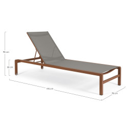 comprar TUMBONA apilable, con Ruedas KONNOR TERRACOTA online de  desde 543,05 €