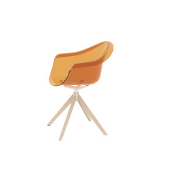 comprar Incasso silla giratoria con patas de madera por Archirivolto Design online de VONDOM desde 629,20 € comprar Incasso silla giratoria con patas de madera por Archirivolto Design online de VONDOM desde 629,20 €