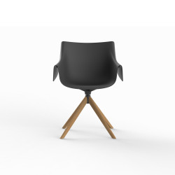 comprar Manta sillon giratorio con madera por Eugeni Quitllet online de VONDOM desde 598,95 €