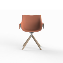 comprar Manta sillon giratorio con madera por Eugeni Quitllet online de VONDOM desde 598,95 €
