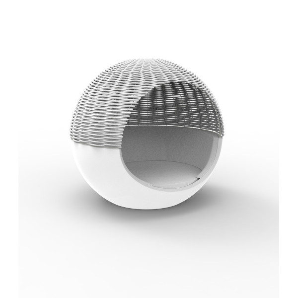 DAYBED - Ulm moon daybed con cubierta trenzada por Ramón Esteve - VONDOM