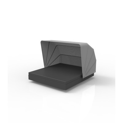 comprar DAYBED - Vela daybed basic 200x180x40 con parasol por Ramón Esteve - VONDOM online de VONDOM desde 6,134.70