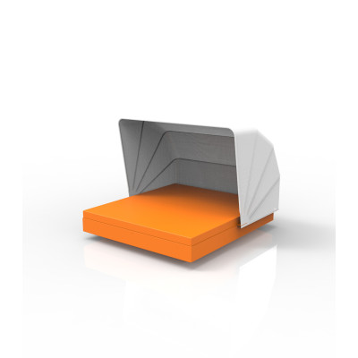 comprar DAYBED - Vela daybed basic 200x180x40 con parasol por Ramón Esteve - VONDOM online de VONDOM desde 6,134.70