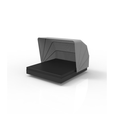 comprar DAYBED - Vela daybed basic 200x180x40 con parasol por Ramón Esteve - VONDOM online de VONDOM desde 6,134.70