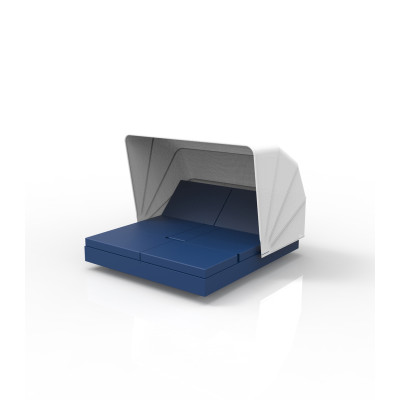 comprar DAYBED - Vela daybed 4 cabezales reclinables con parasol por Ramón Esteve - VONDOM online de VONDOM desde 7,701.65
