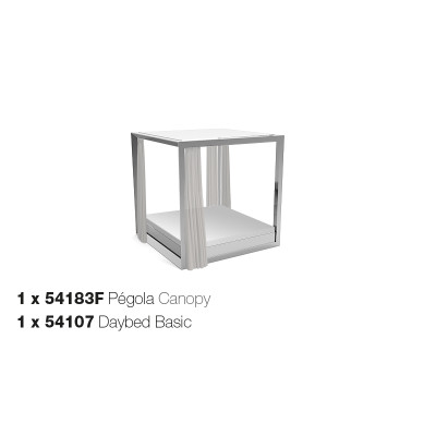 comprar copy of DAYBED - Vela pergola daybed con cortinas por Ramón Esteve - VONDOM online de VONDOM desde 6,164.95