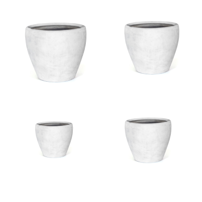 comprar JUEGO 4 UNIDADES MACETA MEMPHIS BLANCO VINTAGE online de  desde 447,43 €