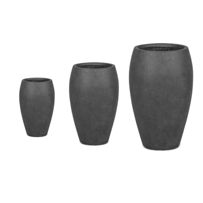 comprar JUEGO 3 UNIDADES Tinaja DUBLIN alta XL - GRIS online de  desde 580,11 €