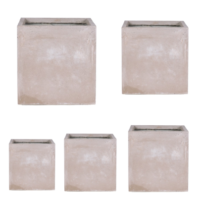 comprar JUEGO 5 UNIDADES Maceta Cubo - Arena online de  desde 427,59 €