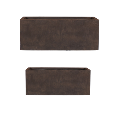 comprar JUEGO 2 UNIDADES Jardinera Rectangular - Óxido Rústico online de desde 168,65 € comprar JUEGO 2 UNIDADES Jardinera Rectangular - Óxido Rústico online de desde 168,65 €