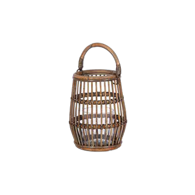 comprar LENGKE portavelas con cristal - RATTAN online de  desde 58,36 €