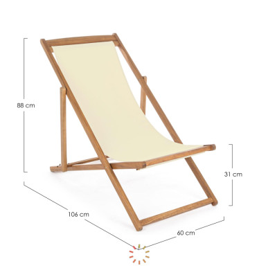 comprar TUMBONA RELAX NOEMI CRUDO online de BIZZOTTO desde 95,03 €