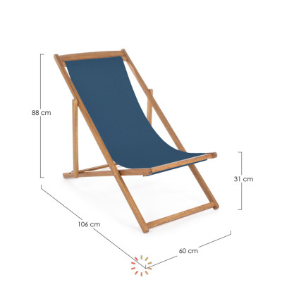 comprar TUMBONA RELAX NOEMI AZUL online de BIZZOTTO desde 95,03 €