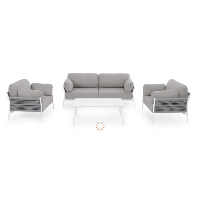 comprar MESA CENTRO SPIKE 104X61 BLANCO QS20 online de BIZZOTTO desde 558,89 €