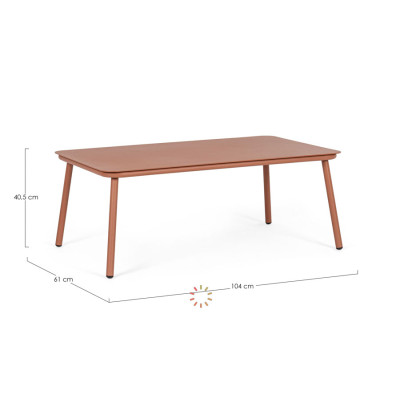 comprar MESA CENTRO SPIKE 104X61 SIERRA QS21 online de BIZZOTTO desde 558,89 €