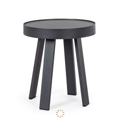 comprar MESA CENTRO SPYRO D41 ANTRACITA QS22 online de BIZZOTTO desde 305,46 €