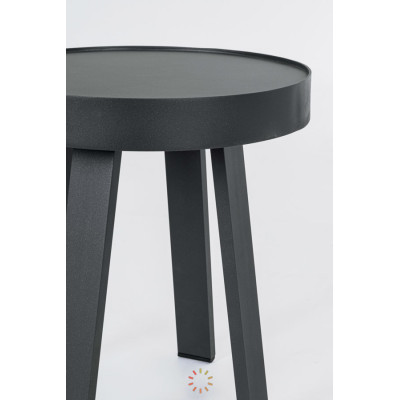 comprar MESA CENTRO SPYRO D41 ANTRACITA QS22 online de BIZZOTTO desde 305,46 €