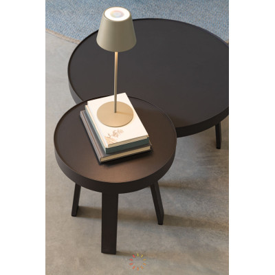 comprar MESA CENTRO SPYRO D71 ANTRACITA QS22 online de BIZZOTTO desde 497,79 €