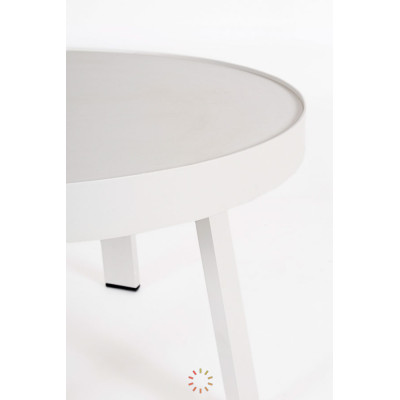 comprar MESA CENTRO SPYRO D71 BLANCO QS20 online de BIZZOTTO desde 497,79 €