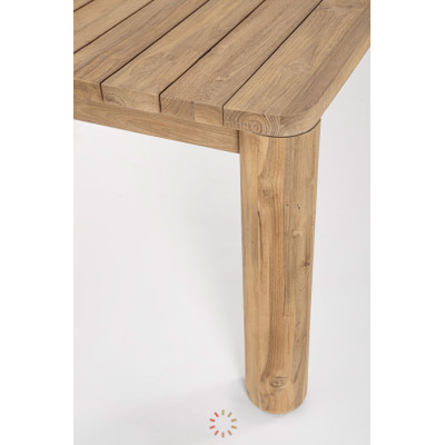 comprar MESA MAVERICK 240X100 TAPA Y PATAS DE MADERA DE TECA RECICLADA online de BIZZOTTO desde 2,593.05
