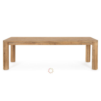 comprar MESA MAVERICK 240X100 TAPA Y PATAS DE MADERA DE TECA RECICLADA online de BIZZOTTO desde 2,593.05