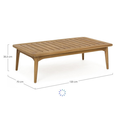 comprar MESA CENTRO NINFA-XENIA 120X70 online de BIZZOTTO desde 816,83 €