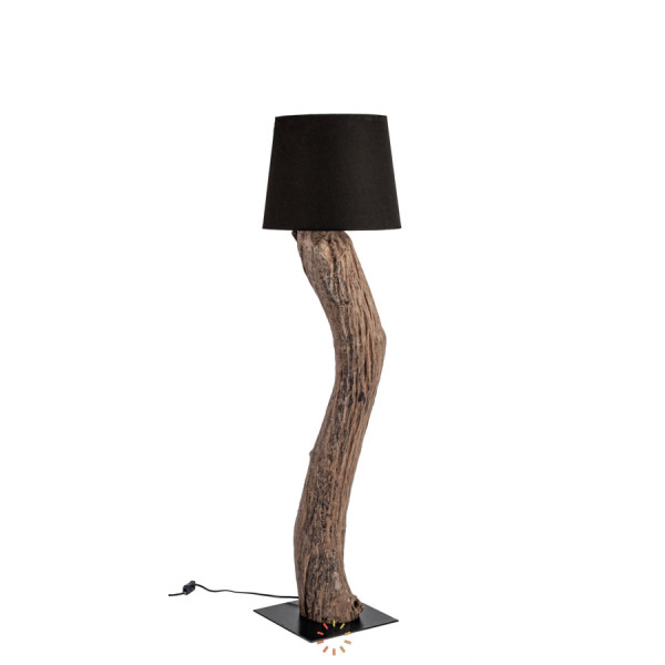 LÁMPARA DE PIE KLETA NEGRO H120