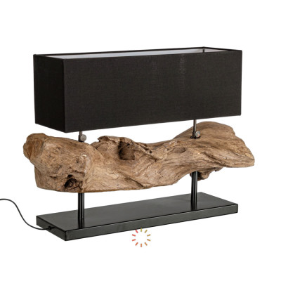 comprar LÁMPARA DE SOBREMESA KLETA NEGRO H55 online de BIZZOTTO desde 402,76 €