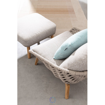 comprar OTTOMAN CON COJIN TAMIRES BEIGE online de BIZZOTTO desde 445,75 €