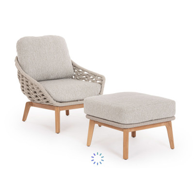 comprar OTTOMAN CON COJIN TAMIRES BEIGE online de BIZZOTTO desde 445,75 €
