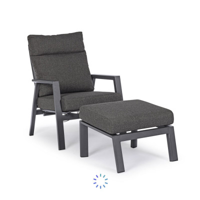 comprar OTTOMAN CON COJIN KLEDI ANTRACITA JX55 online de BIZZOTTO desde 294,15 €