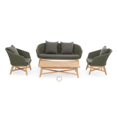 comprar SOFÁ 2 PLAZAS CON COJIN COACHELLA VERDE online de BIZZOTTO desde 2,287.59
